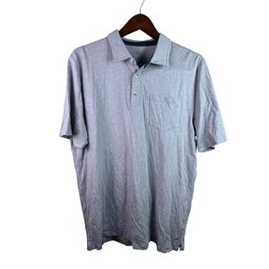 Free Fly Polo Shirt Mens XL Heather Gray Bamboo Blend Golf Outdoors